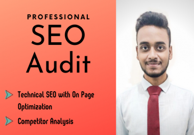 I will provide professional SEO audit report with a detail action plan