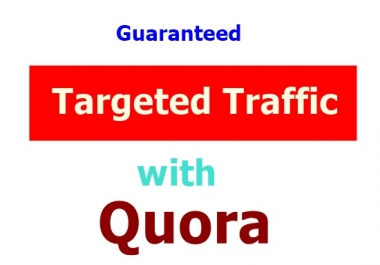 Provide Niche Relevant 20 Quora Answer for targeted traffic