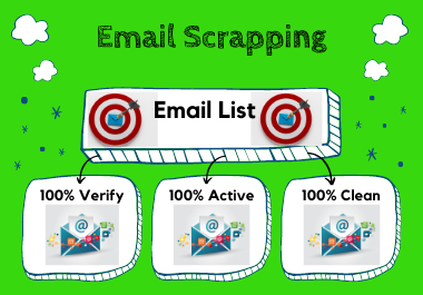 provide active verified clean and targeted email list
