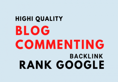 I will build 100 relevant Blog Comment Backlinks