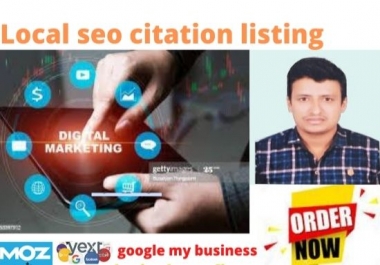I will do local seo citation listing from moz and yext for google