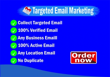 I will provide verified 1k USA active email