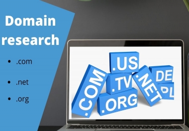 I will help you research the domain you need