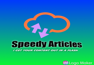 Speedy Articles. I get your contents out in a Flash