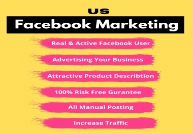 I will promote your business or products to targeted area in us