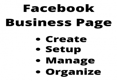 I Will Create and Setup the Best Facebook Business Page for you