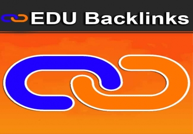 Get you 100. EDU High Authority Backlinks