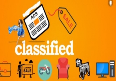 Get Safe 40 Classified ads Profile Links to Page Rank 1