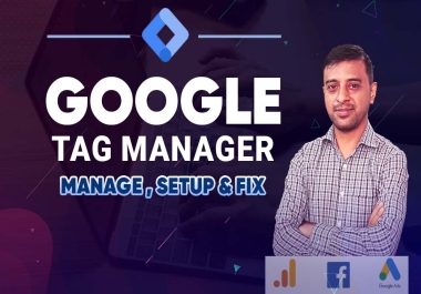 I will do google analytics setup,  meta pixel,  lead form,  ads conversion tracking by GTM