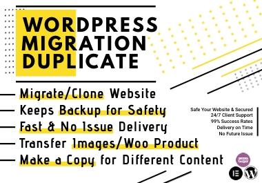 I'll Migrate,  Transfer & Duplicate Wordpress Website