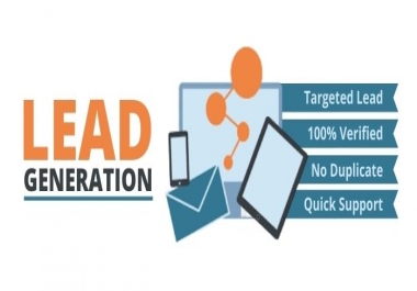 I will do 50 verified lead generation for your targeted niche