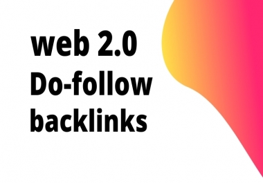 I will provided the web 2.0 backlinks