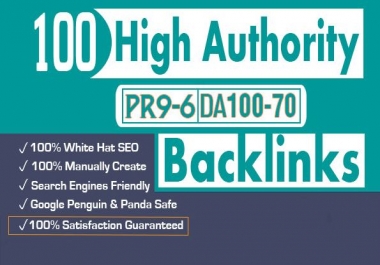 100+ High Quality Dofollow Manual SEO Backlinks