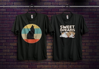 I will create dog Tshirt design for you.