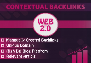 Get 20 Super quality manually High Authority Blogs web 2.0 SEO Backlinks