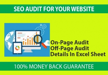 I will Provide SEO Audit On-Page & Off-Page