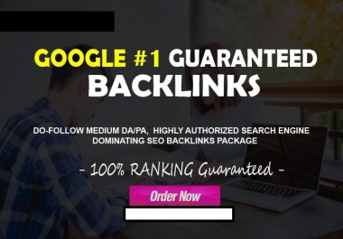 I will do first page google ranking high seo backlinks