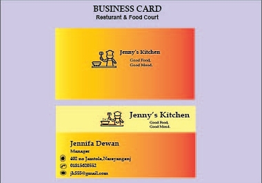 I will create a creative business card