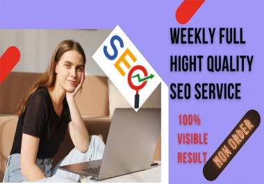 I will do Weekly SEO Link Building Service For High Quality SEO Backlinks Manually