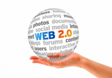 I will create high quality 50 web 2.0 SEO Backlinks