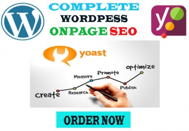 I will do onpage optimization with yoast seo plugin