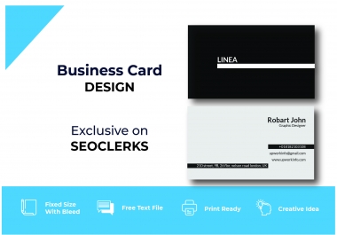 I will designe professional business card