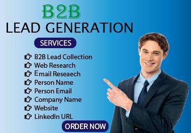 I will collect targeted B2B, B2C & LinkedIn Lead Generation