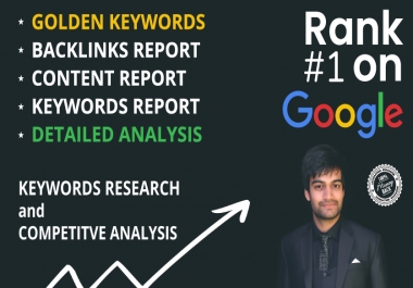 I will Do Detailed Keyword Research & Comprehensive Competitor Analysis for you 