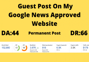 publish guest post on my da44 google news approved website