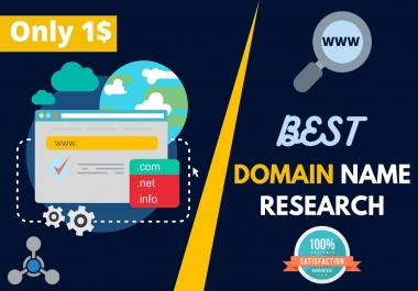 I Will Research & Find Best Domain Name Ideas that Fit You or Your Business Name