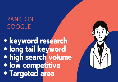 I Will Do in Deep SEO keyword research and competitor analysis