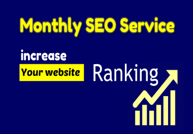 monthly SEO service higher google ranking contextual backlinks