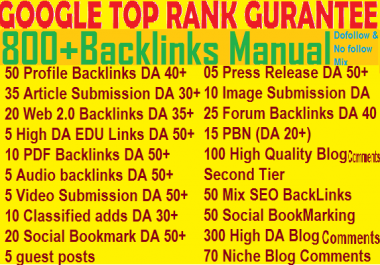 I will complete monthly SEO service with High Authority backlinks for google top ranking