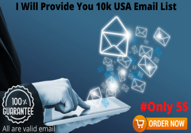 I Will Provide You 10k USA Email List