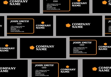 I will design professional business cards.