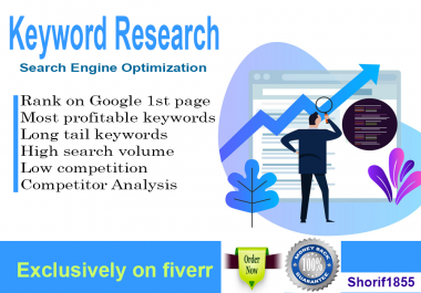 I will find profitable keyword research and competitor analysis