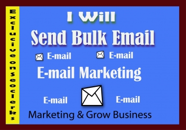 I will send 1k bulk emails,  email blast