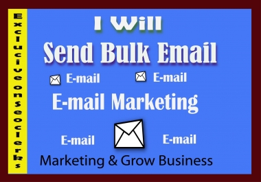 I will send 1k bulk emails,  email blast