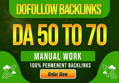 I will build 50 PBN DA70+ manual homepage dofollow SEO backlinks