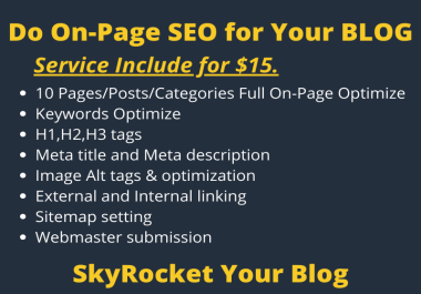 On page SEO optimization your Blog website on WordPress SEO