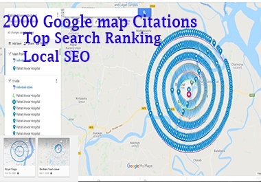 I will make 2000 Google Map Citations Manually Path Directory with Local SEO