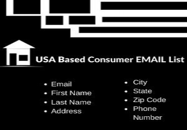 You will get 1K fresh & verified USA consumer list