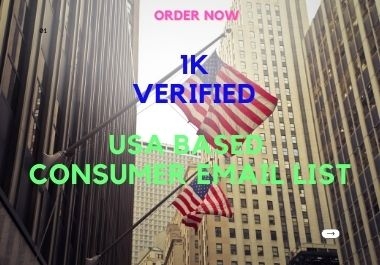 I will give you 1k verified USA based Email list for Promoting your business