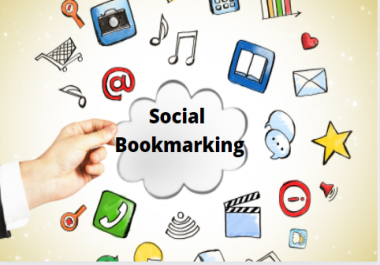 I will manually create 50 high quality social bookmarking