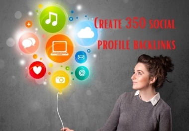 I will create 40 social profile Back links