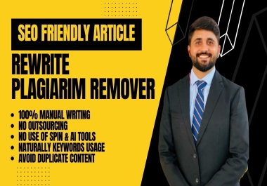 I will rewrite and improve your content with expert article rewriting