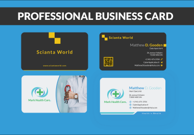 Elegant professional business card design