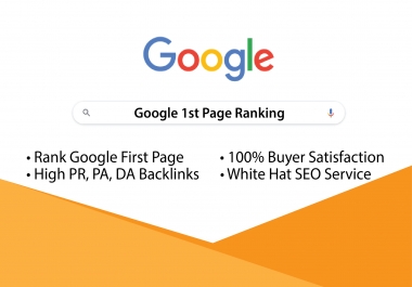 I will provide you Rank your website 1st page on google