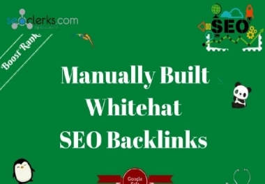 Manually 200 Backlinks for Improved your site Rank