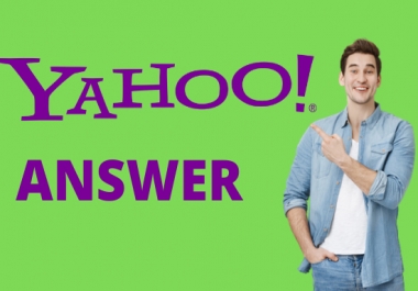 promote your website backlinks 10 high quality yahoo answers with your keyword and url